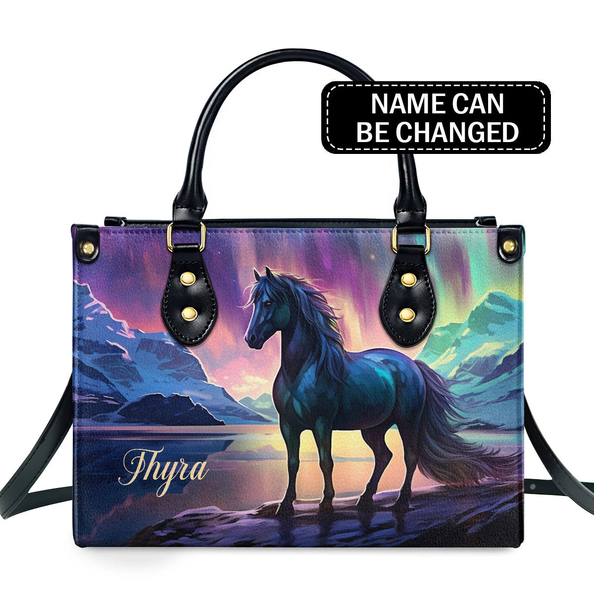 Horse - Personalized Leather Handbag MS-H86B