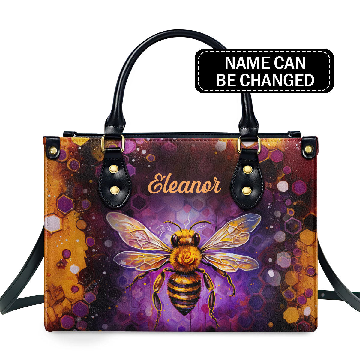 Bee In The Hive - Personalized Leather Handbag MS-NH1617