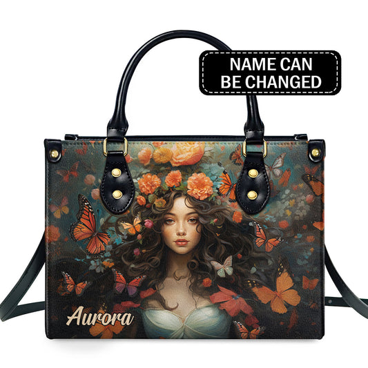 Bohemian ART 4 - Personalized Leather Handbag MS131