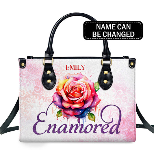 Enamored - Personalized Leather Handbag MSM29