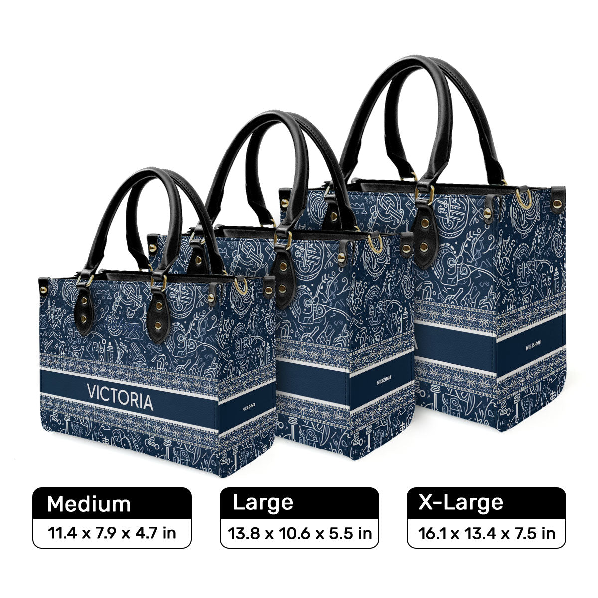 Personalized Leather Handbag MS-TH14