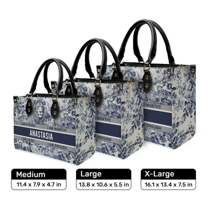 Lion - Personalized Leather Handbag MSM35