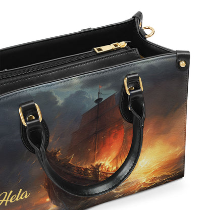 Shieldmaiden - Personalized Leather Handbag MS-H92