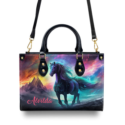 Horse - Personalized Leather Handbag MS-H87
