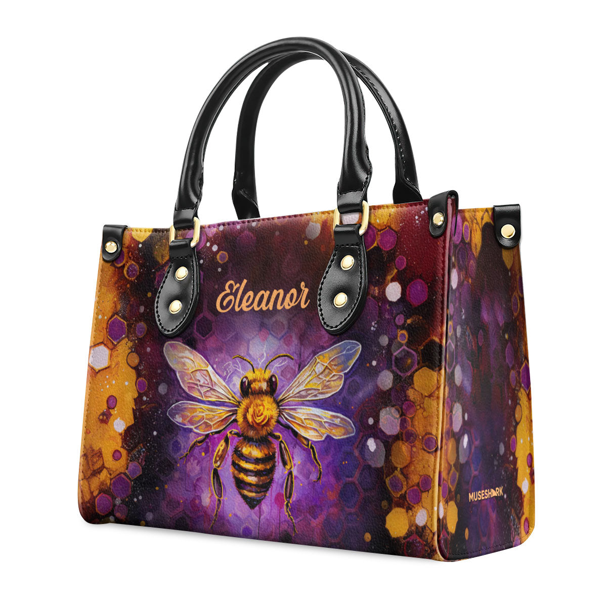 Bee In The Hive - Personalized Leather Handbag MS-NH1617