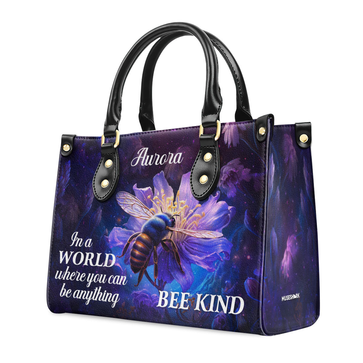 Bee Kind - Personalized Leather Handbag MS-NH30A