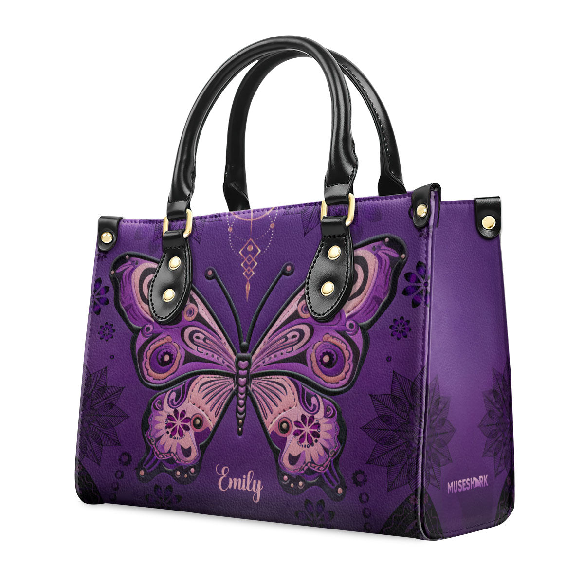 The Maneadero Purple Leather Handbag – Vinci Leather Shoes