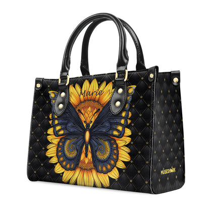 Butterfly - Personalized Leather Handbag MSM53