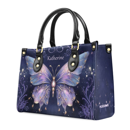 Butterfly - Personalized Leather Handbag MSM54