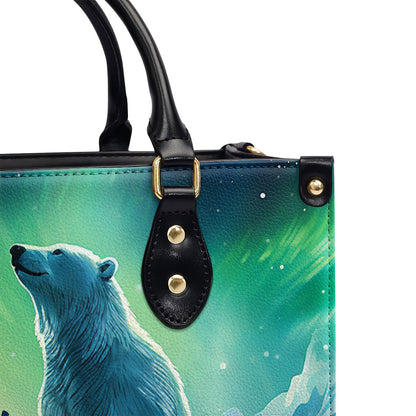 Polar Bear - Personalized Leather Handbag MS-H71