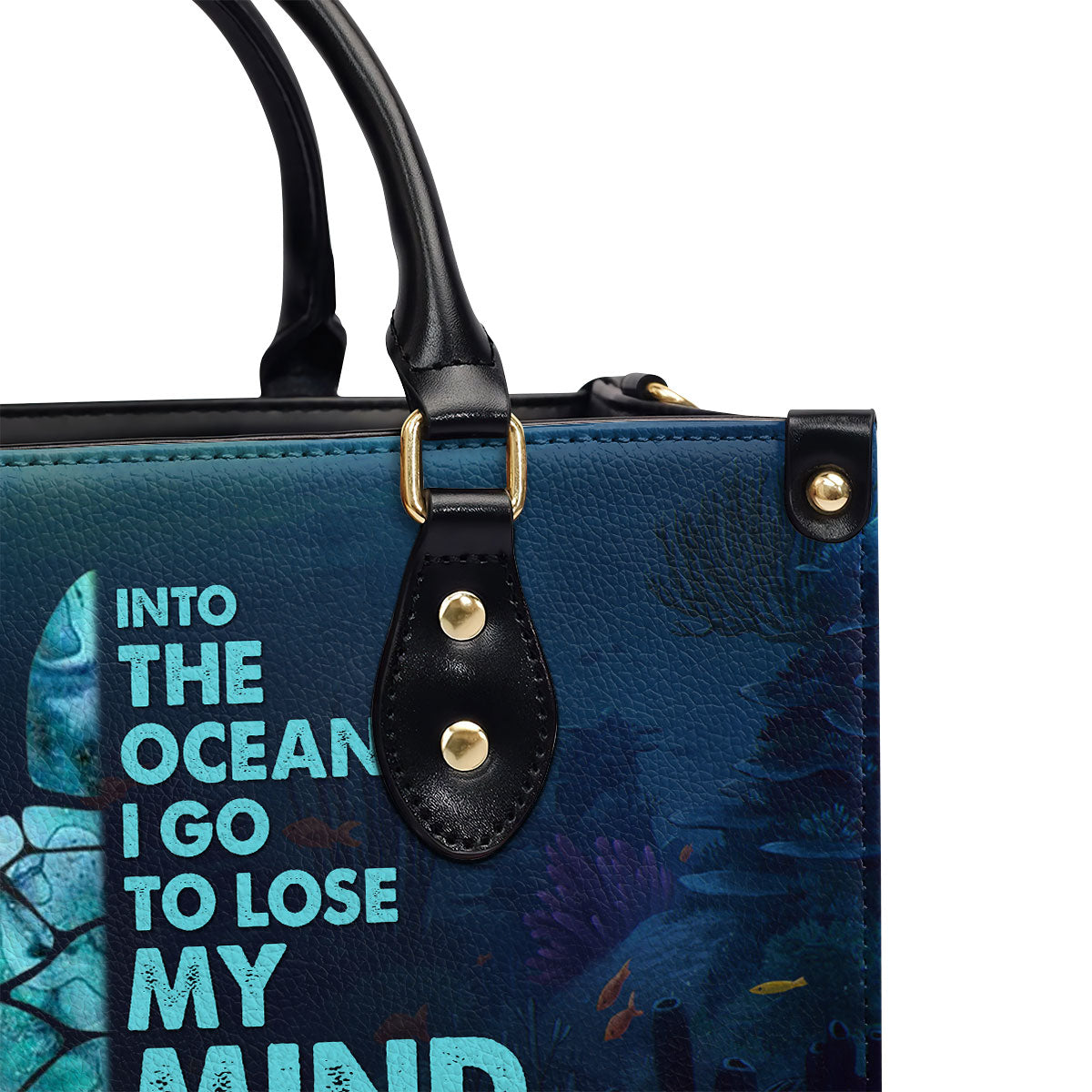 I Find My Soul - Personalized Leather Handbag MS-TH05A