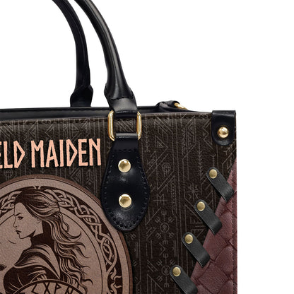 Shield Maiden - Personalized Leather Handbag MS09