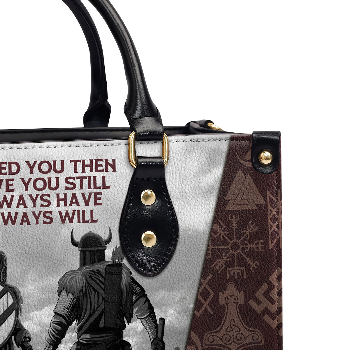 I Always Will - Personalized Leather Handbag MS11