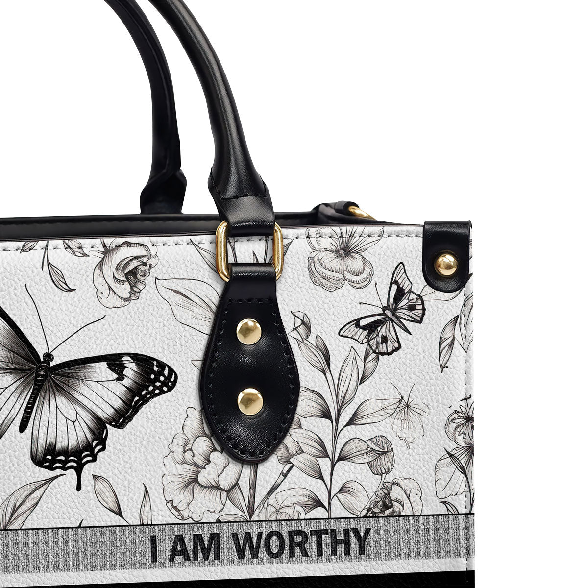 Butterfly - Personalized Leather Handbag MSM40