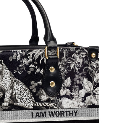 Leopard - Personalized Leather Handbag MSM41