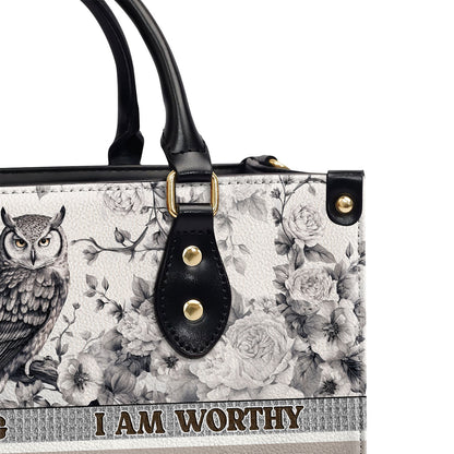 Owl - Personalized Leather Handbag MSM42