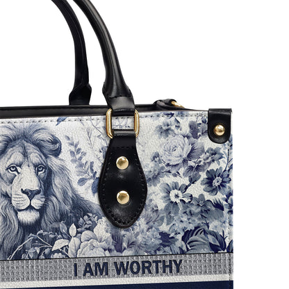Lion - Personalized Leather Handbag MSM35